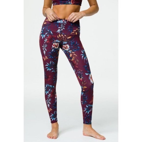 Onzie High-Rise Majestic Floral Leggings Large - Picture 11 of 12